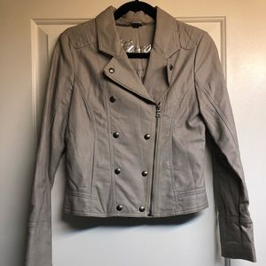 Guess Vegan Leather Moto Jacket